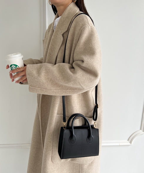 2WAYスクエアミニショルダーバッグ | MD1224002 | ブラック