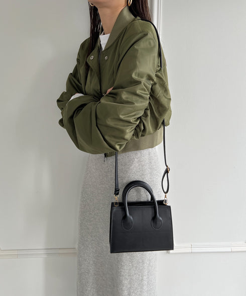 2WAYスクエアミニショルダーバッグ | MD1224002 | ブラック