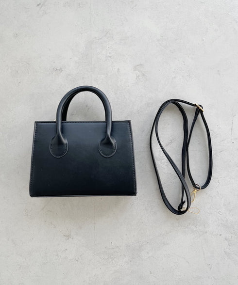 2WAYスクエアミニショルダーバッグ | MD1224002 | ブラック