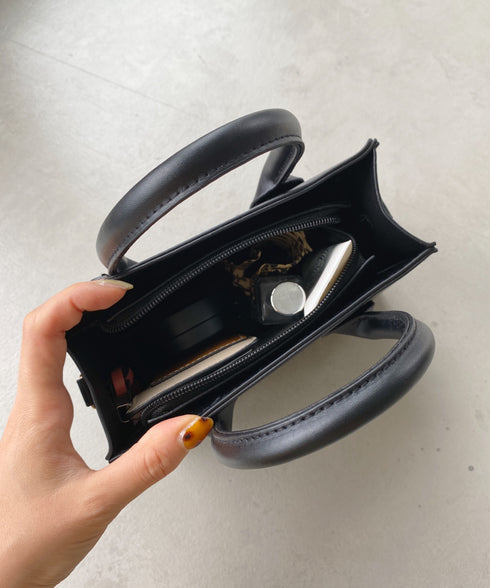 2WAYスクエアミニショルダーバッグ | MD1224002 | ブラック