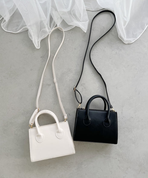 2WAYスクエアミニショルダーバッグ | MD1224002 | ブラック