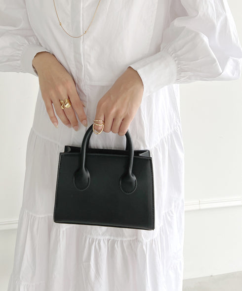 2WAYスクエアミニショルダーバッグ | MD1224002 | ブラック