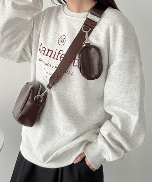 マルチケース付きスクエアショルダーミニボディバッグ | CL1231003 | ブラウン