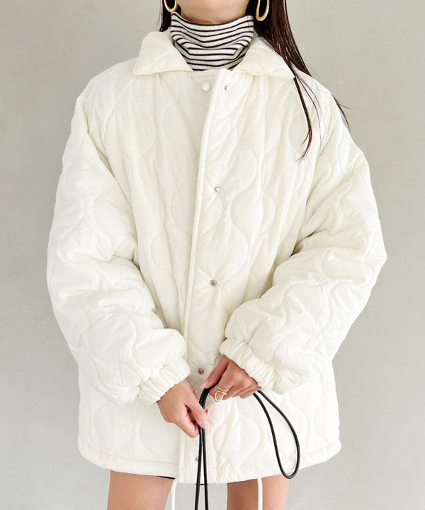 モンスターキルティングコート 裏ボアアウター | MD2224001 | アイボリー