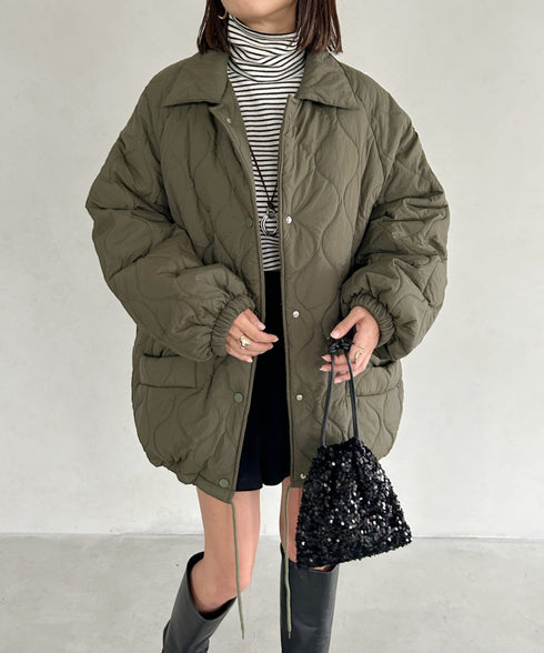 モンスターキルティングコート 裏ボアアウター | MD2224001 | カーキ