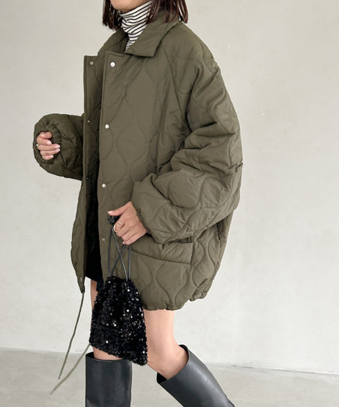 モンスターキルティングコート 裏ボアアウター | MD2224001 | カーキ