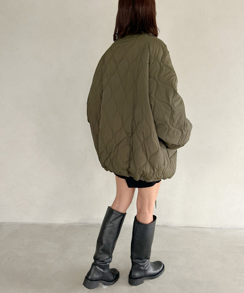 モンスターキルティングコート 裏ボアアウター | MD2224001 | カーキ