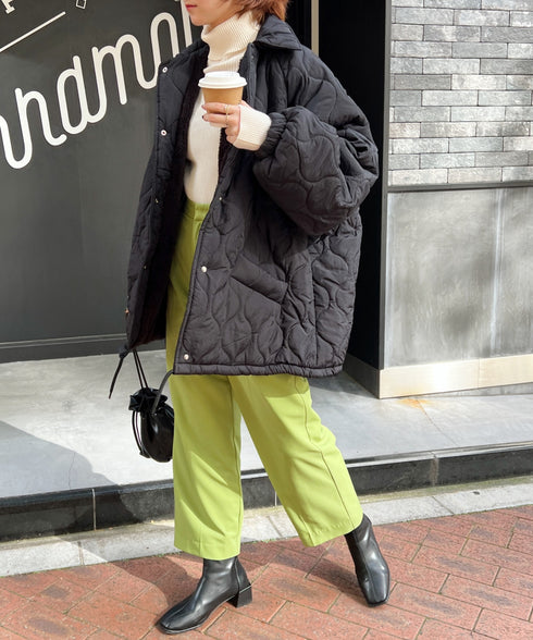 モンスターキルティングコート 裏ボアアウター | MD2224001 | ブラック