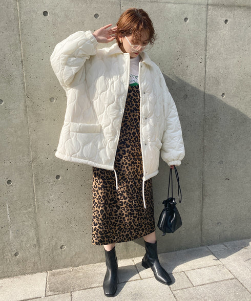 モンスターキルティングコート 裏ボアアウター | MD2224001 | ホワイト