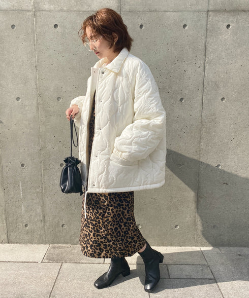 モンスターキルティングコート 裏ボアアウター | MD2224001 | ホワイト