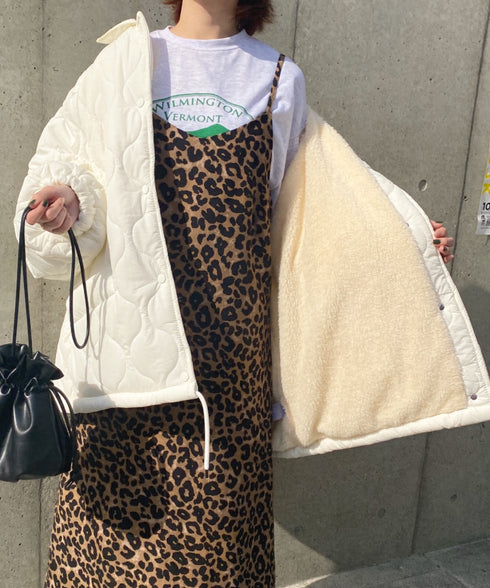 モンスターキルティングコート 裏ボアアウター | MD2224001 | ホワイト