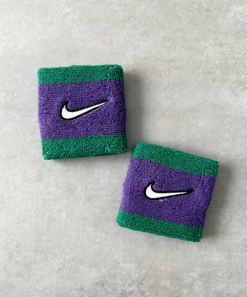 NIKE(ナイキ)/2個セット スウッシュ 刺繍 無地 リストバンド 2パック | IL4212001 | パープル系その他