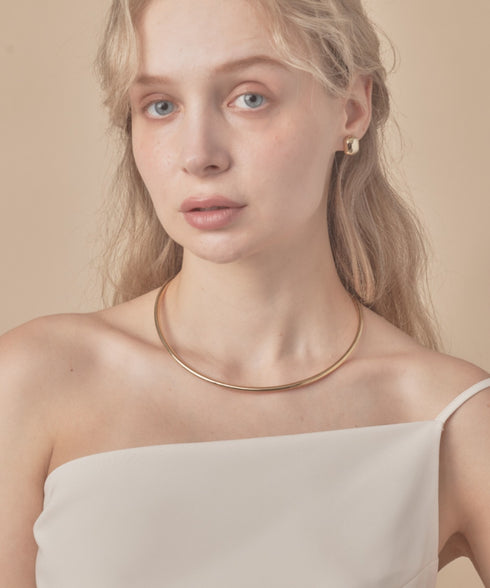 メタル カーブ チョーカー ネックカフ | MD4224016 | ゴールド