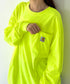 Carhartt(カーハート)/ルーズフィット ロンT ポケT USA規格 ヘビーウェイト ビッグサイズ オーバーサイズ 6.5Oz ユニセックス ポケット付き コットン 長袖 ロンT/K126 | IL2224044 | ライム