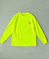 Carhartt(カーハート)/ルーズフィット ロンT ポケT USA規格 ヘビーウェイト ビッグサイズ オーバーサイズ 6.5Oz ユニセックス ポケット付き コットン 長袖 ロンT/K126 | IL2224044 | ライム