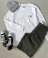 Carhartt(カーハート)/ルーズフィット ロンT ポケT USA規格 ヘビーウェイト ビッグサイズ オーバーサイズ 6.5Oz ユニセックス ポケット付き コットン 長袖 ロンT/K126 | IL2224044 | ホワイト