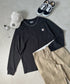 Carhartt(カーハート)/ルーズフィット ロンT ポケT USA規格 ヘビーウェイト ビッグサイズ オーバーサイズ 6.5Oz ユニセックス ポケット付き コットン 長袖 ロンT/K126 | IL2224044 | ブラック