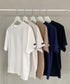 【POLOCHAMPS/ポロチャンプス】 別注 ワンポイント刺繍 クルーネック半袖Tシャツ | CL2232009 | ベージュ