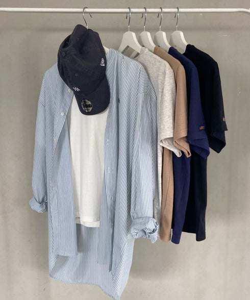 【POLOCHAMPS/ポロチャンプス】 別注 ワンポイント刺繍 クルーネック半袖Tシャツ | CL2232009 | ホワイト