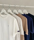 【POLOCHAMPS/ポロチャンプス】 別注 ワンポイント刺繍 クルーネック半袖Tシャツ | CL2232009 | ライトグレー