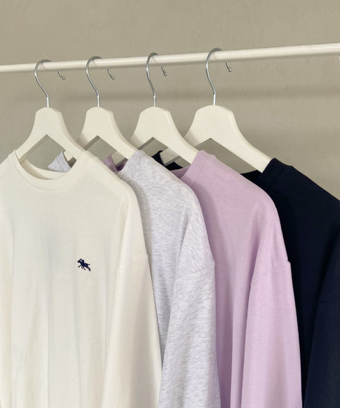 POLOCHAMPS/ポロチャンプス 別注 ワンポイント刺繍 ボリューム袖ロンT | CL2231390 | ホワイト
