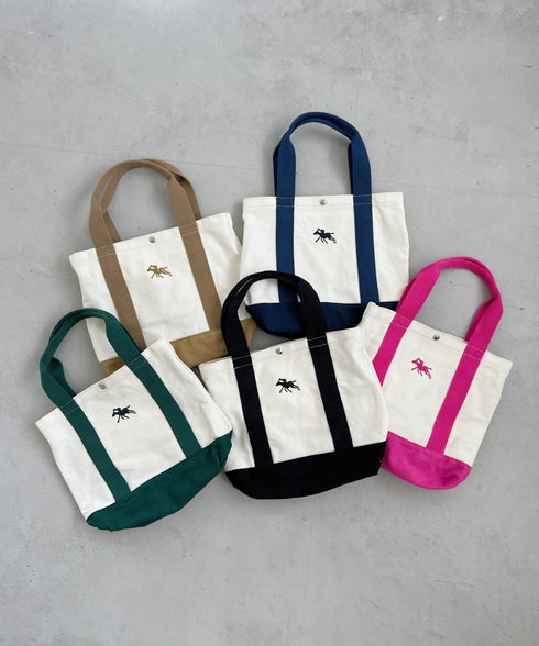 POLO CHAMPS/ポロチャンプス 別注 ポーチ付き 刺繍キャンバストートバッグ | CL6231392 | ベージュ