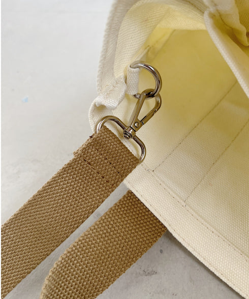 POLO CHAMPS/ポロチャンプス 別注 ポーチ付き 刺繍キャンバストートバッグ | CL6231392 | ベージュ