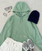 Carhartt(カーハート)/ ルーズフィット 袖ロゴ パーカー スウェット フーディー ミッドウエイト オーバーサイズ / K288 / Loose Fit Midweight Logo Sleeve Graphic Sweatshirt | IL2224045 | グリーン