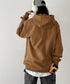 Carhartt(カーハート)/ ルーズフィット 袖ロゴ パーカー スウェット フーディー ミッドウエイト オーバーサイズ / K288 / Loose Fit Midweight Logo Sleeve Graphic Sweatshirt | IL2224045 | ブラウン
