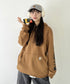 Carhartt(カーハート)/ ルーズフィット 袖ロゴ パーカー スウェット フーディー ミッドウエイト オーバーサイズ / K288 / Loose Fit Midweight Logo Sleeve Graphic Sweatshirt | IL2224045 | ブラウン