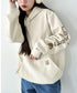 Carhartt(カーハート)/ ルーズフィット 袖ロゴ パーカー スウェット フーディー ミッドウエイト オーバーサイズ / K288 / Loose Fit Midweight Logo Sleeve Graphic Sweatshirt | IL2224045 | ホワイト