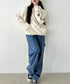 Carhartt(カーハート)/ ルーズフィット 袖ロゴ パーカー スウェット フーディー ミッドウエイト オーバーサイズ / K288 / Loose Fit Midweight Logo Sleeve Graphic Sweatshirt | IL2224045 | ホワイト