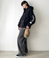 Carhartt(カーハート)/ ルーズフィット 袖ロゴ パーカー スウェット フーディー ミッドウエイト オーバーサイズ / K288 / Loose Fit Midweight Logo Sleeve Graphic Sweatshirt | IL2224045 | ブラック
