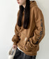 Carhartt(カーハート)/ ルーズフィット 袖ロゴ パーカー スウェット フーディー ミッドウエイト オーバーサイズ / K288 / Loose Fit Midweight Logo Sleeve Graphic Sweatshirt | IL2224045 | ブラウン