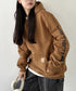Carhartt(カーハート)/ ルーズフィット 袖ロゴ パーカー スウェット フーディー ミッドウエイト オーバーサイズ / K288 / Loose Fit Midweight Logo Sleeve Graphic Sweatshirt | IL2224045 | ブラウン