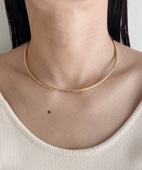 2WAY チェーン メタル チョーカー ネックカフ | MD4231002 | ゴールド