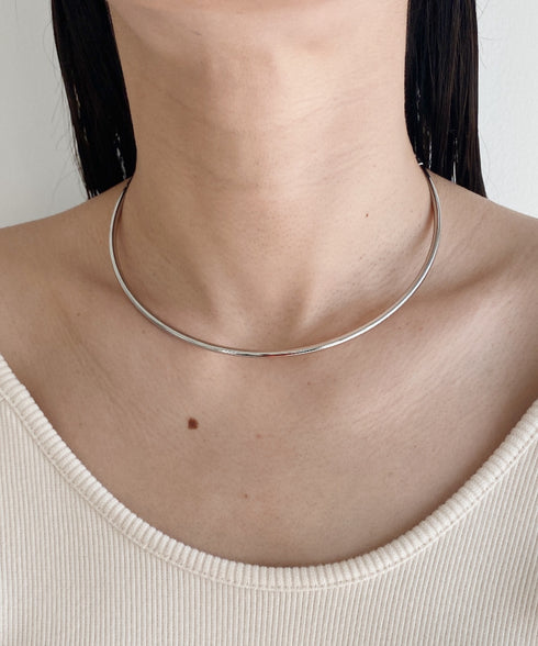2WAY チェーン メタル チョーカー ネックカフ | MD4231002 | シルバー