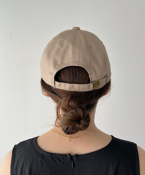 【POLOCHAMPS/ポロチャンプス】別注 ワンポイント 刺繍 ユニセックス ローキャップ | CL5231380 | ベージュ