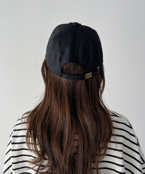 【POLOCHAMPS/ポロチャンプス】別注 ワンポイント 刺繍 ユニセックス ローキャップ | CL5231380 | ブラック