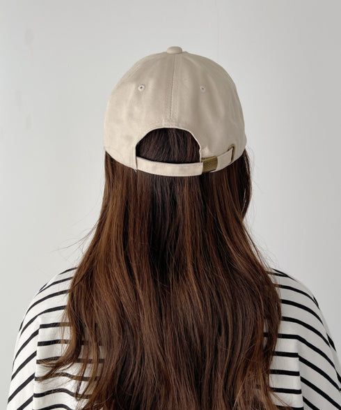 【POLOCHAMPS/ポロチャンプス】別注 ワンポイント 刺繍 ユニセックス ローキャップ | CL5231380 | グレイッシュベージュ