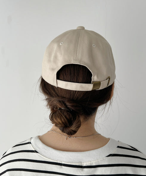 【POLOCHAMPS/ポロチャンプス】別注 ワンポイント 刺繍 ユニセックス ローキャップ | CL5231380 | グレイッシュベージュ
