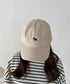 【POLOCHAMPS/ポロチャンプス】別注 ワンポイント 刺繍 ユニセックス ローキャップ | CL5231380 | グレイッシュベージュ