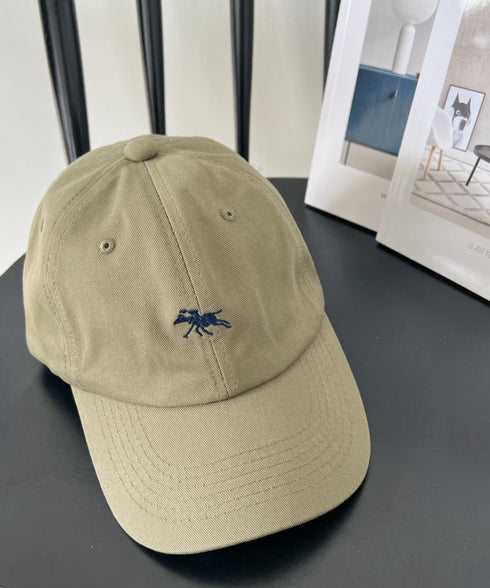 【POLOCHAMPS/ポロチャンプス】別注 ワンポイント 刺繍 ユニセックス ローキャップ | CL5231380 | カーキ