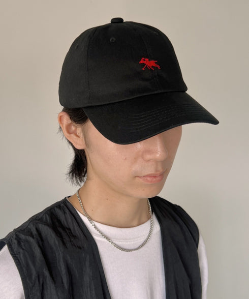【POLOCHAMPS/ポロチャンプス】別注 ワンポイント 刺繍 ユニセックス ローキャップ | CL5231380 | ブラック