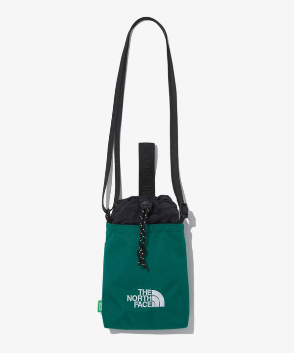 国内未発売 THE NORTH FACE(ザ・ノースフェイス)/ストリングギャザーミニショルダー スマホショルダー ポーチ/SIMPLE STRING BAG MINI | IL1231017 | グリーン