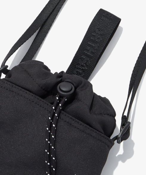 国内未発売 THE NORTH FACE(ザ・ノースフェイス)/ストリングギャザーミニショルダー スマホショルダー ポーチ/SIMPLE STRING BAG MINI | IL1231017 | ブラック
