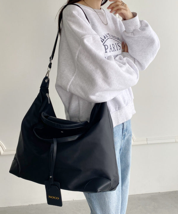 大容量 無地トラベルボストンバッグ トートバッグ ショルダーバッグ | WR1231032 | ブラック