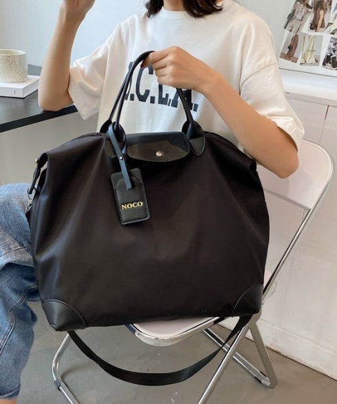 大容量 無地トラベルボストンバッグ トートバッグ ショルダーバッグ | WR1231032 | ブラック