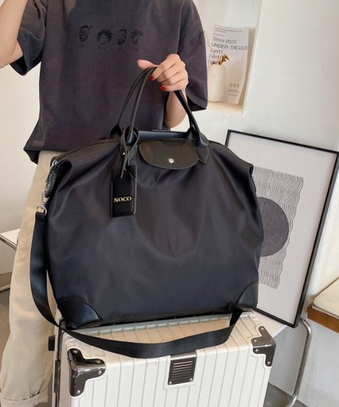 大容量 無地トラベルボストンバッグ トートバッグ ショルダーバッグ | WR1231032 | ブラック