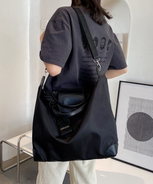 大容量 無地トラベルボストンバッグ トートバッグ ショルダーバッグ | WR1231032 | ブラック